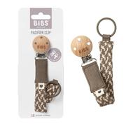 BIBS Paci Braid. Pacifier String. Organic Cotton. Danish Design, OneSize (0-36 Months), Dark Oak/Vanilla