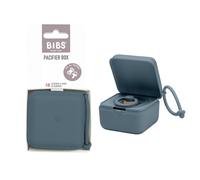 BIBS Pacifier Box with Strap. Soother Holder and Steriliser case. 100% BPA Free Food-Grade Material. Made in Denmark. Petrol