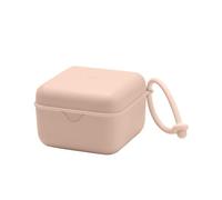 BIBS Pacifier Box with Strap. Soother Holder and Steriliser case. 100% BPA Free Food-Grade Material. Made in Denmark. Blush