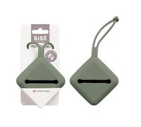 BIBS Pacifier Case with Strap, for Storing and Transporting Soothers, Can Hold up to Three Dummies, 100% BPA Free Food-Grade Material. Pine