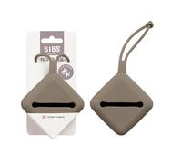 BIBS Pacifier Case with Strap, for Storing and Transporting Soothers, Can Hold up to Three Dummies, 100% BPA Free Food-Grade Material. Dark Oak