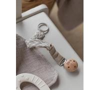 BIBS pacifier clip sage green
