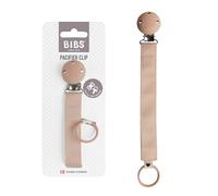 BIBS Pacifier Clip Ribbon - Secure Your Baby's Pacifier with Durable Polyester Webbing and Nickel-Free Metal Clip - Compatible with All BIBS Pacifiers - Blush