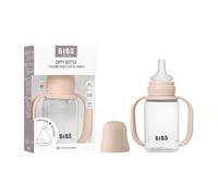 BIBS Sippy Bottle, 150 ml, 1-Pack, Blush | Silicone Spout | 150 ml | BPA-Free Plastic | Made in Denmark