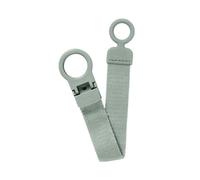 BIBS Loop Pacifier Clip - Sleek, Secure One-Handed Operation, Fits All BIBS and Most Brands, Machine Washable, Slim Profile for Comfort, Ages 0+ - Sage