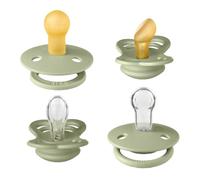BIBS Soothers Try-it collection Size 1 0-6 Months 4 Pack Sage