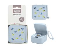 BIBS Studio Dummy Box, Steriliser Case, Caterpillar Beetle Mix, Baby Blue | Holds Up to 3 Dummies | Steriliser Case | BPA-Free Food-Grade Material | Easy Access