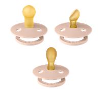 BIBS Try-It Colour 3 Pack Size 1 Blush 3 pcs