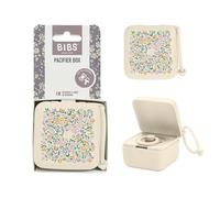 BIBS x Liberty Dummy Box, Steriliser Case, Chloe Meadow Ivory | Holds Up to 3 Dummies | Steriliser Case | BPA-Free Food-Grade Material | Easy Access