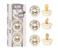BIBS x Liberty Try-it Collection Dummy, 0-6 Months, 3-Pack, Eloise