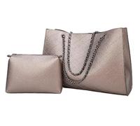 BIBTOO 2-PC Handbag for Women(Bronze)