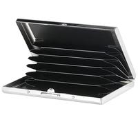 BIBTOO Aluminum Antimagnetic Card Holder Women Men Metal Credit Card Business Card Holders Organizer Purse Wallet(1)