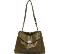 BIBTOO Crossbody Purse Leather Tote Bags(Green)
