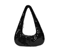 BIBTOO Evening Purse for Women Shoulder Bag Hobo Tote for Everyday Elegance(Black)