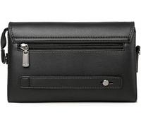BIBTOO Exquisite Anti-theft Code Lock Purses Zipper Leather Durable Wallet Men's Clutch Bags Vintage Phone Premium Billfold Organizer Wallets(B)
