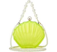 BIBTOO Fairy Shell Purse for Women Evening Bag(Bright Yellow)