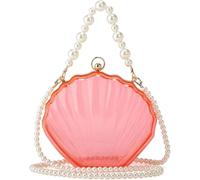 BIBTOO Fairy Shell Purse for Women Evening Bag(Pink)