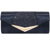 BIBTOO Fashion Women Envelope Clutch Purse Glitter Sequins Evening Shiny Wedding Party Handbag Shoulder(Black)