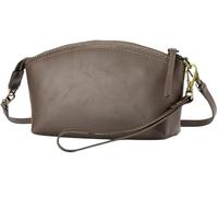 BIBTOO Genuine Leather Crossbody for Women Small Size Handbag(Coffee)