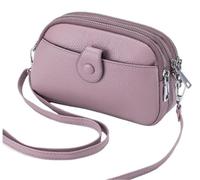 BIBTOO Genuine Leather Crossbody for Women Small Size Handbag Mobile Phone Clutch Wallet(1)