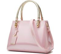 BIBTOO Glossy Women Handbag(Pink)