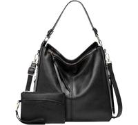 BIBTOO Hobo Bags for Women(Black)