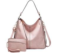 BIBTOO Hobo Bags for Women(Light Pink)