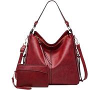 BIBTOO Hobo Bags for Women(Red)