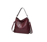BIBTOO Leather Crossbody Bags(Maroon)
