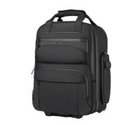 BIBTOO Men's Trolley Bag Handbag with Wheels Trolley Bag Carry On Luggage Travelling Case