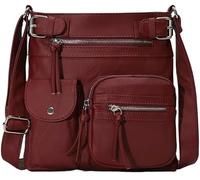 BIBTOO Multifunction Crossbody(Wine Red)