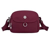 BIBTOO Nylon Purses for Women Daily Shoulder Bags(Wine)