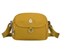 BIBTOO Nylon Purses for Women Daily Shoulder Bags(Yellow)