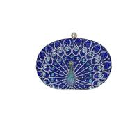 BIBTOO Peacock Evening Rhinestone(Blue)