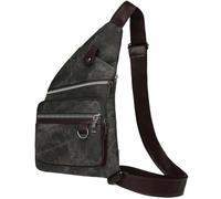 BIBTOO Sling Bag Anti Theft Crossbody(Black)