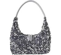 BIBTOO Sparkly Shoulder Bag(Silver)