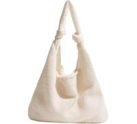 BIBTOO Sparkly Y2k Purse for Women Cute Evening Shoulder Bag Shiny Top-handle Tote Bags Knotted Party Clutch Handbag(Beige)