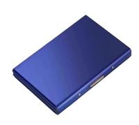 BIBTOO Stainless Steel Credit Card Holder Men Slim Anti Protect Travel ID Cardholder Women Wallet Metal Case(3)