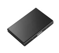 BIBTOO Stainless Steel Credit Card Holder Men Slim Anti Protect Travel ID Cardholder Women Wallet Metal Case(3,9.5 * 6.5 * 1cm)