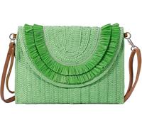 BIBTOO Straw Clutch Bags(3green)