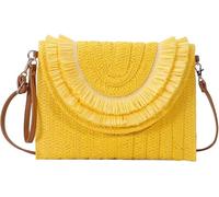 BIBTOO Straw Clutch Bags(3yellow)