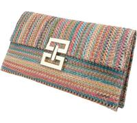 BIBTOO Straw Purse Woven Handbags(2)