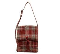 BIBTOO Tweed Handbag(Red)