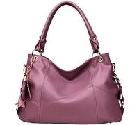 BIBTOO Women Top-Handle Bag(Light Purple)