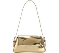 BIBTOO Women's Shiny Leather Underarm Shouler Evening Crossbody Bag Party Handbags Purse Clutch Bags for Women Satchels(Gold)
