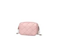 BIBTOO Woven Camera Crossbody Purses for Women Elegant Leather Shoulder Bag Square Phone Handbag with Adjustable Chain(3)