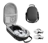 bibuks Hard Carrying Case Compatible with Oculus Meta Quest 3/3S,VR Headset Elite Strap and Touch Controller Accessories Carry Case,Hard Shell Travel Storage Bag (Black)
