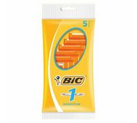 Bic 1 Sensitive Disposable Razors 5's x 20 (100 Razors)