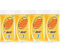 BiC 1 Sensitive Mens Single Blade Disposable Shaver 5 packs of 10