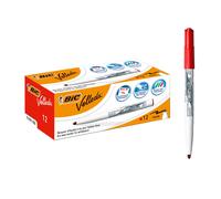 Bic 1199174103 Velleda 1741 Whiteboard Pens - Red, Box of 12